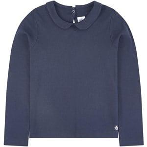 Kids - Petit Bateau Navy T-Shirt - Tops - 6 years - Blue