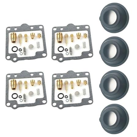 Sett med reparasjonssett for motorsykkelforgasser for Suzuki Gs550 E/l Gs550m Gs550t Gs 550 vakuummembran jet drivstofftilførsel