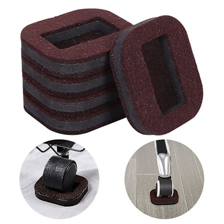 Möbelhjulskoppar Återanvändbara Filtkuddar Botten, 20-pack Kontorsstol Hjulstoppar, Möbelfiltglidare Golvskydd