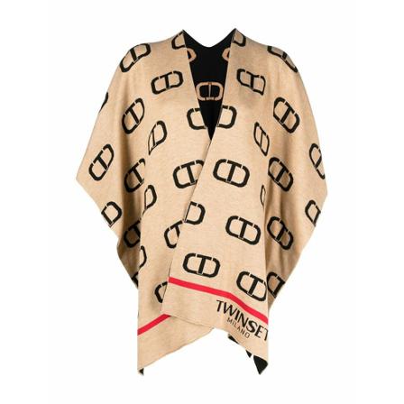 Twinset, Cardigans Brązowy, Kobieta, Rozmiar: ONE Size