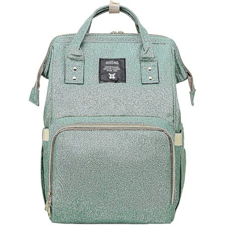 Multifunktionel Moderigtig Rygsæk med Stor Kapacitet til Mor og Barn, Baby Blepose Rejserygsæk Lysegrøn