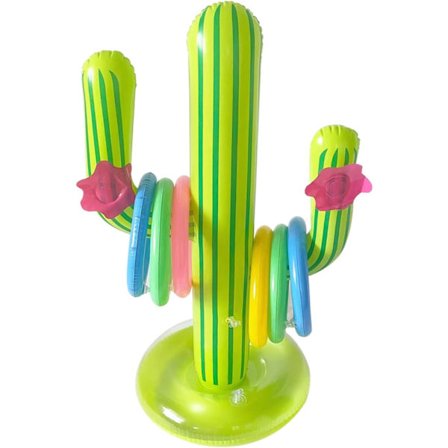 Oppustelig Kaktus Legetøj 6 Klemmer Have Bar Tilbehør Pool Party Dekorationer Svømmetilbehør Oppustelig Poolring