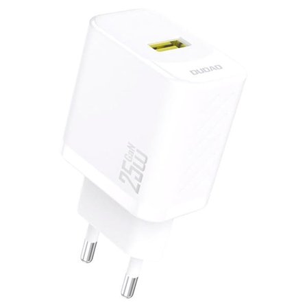 Dudao GaN USB-oplader 25W QC 3.0 USB-A – Sort