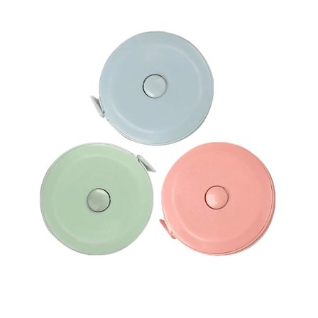 Dobbeltsidet blødt målebånd til krop og talje, 3 stk. målebånd til krop, lommemålebånd, indtrækkeligt til krop, syning, tøj, skrædder 200 cm