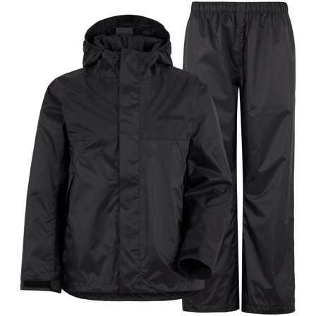 Didriksons Amur Youth Set Children rainwear sets Black 140