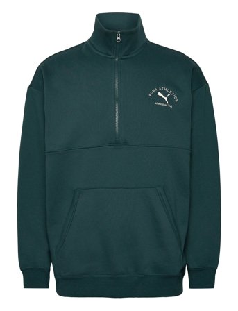 PUMA Puma Class Half Zip Sweater Fl - Green - XL