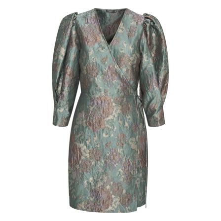 Soaked in Luxury SLSonnia Indra Wrap Dress , Blauw , Dames , Maat: XL Casual jurken