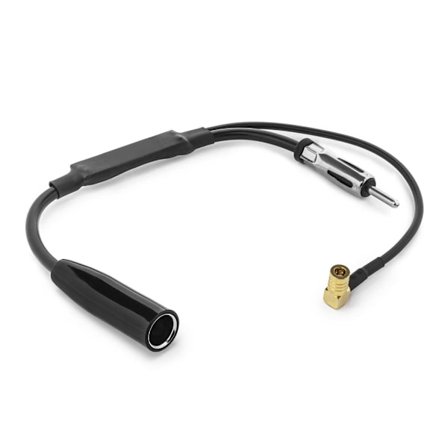 Opgraderet DAB bilantenne SMB adapter DIN-stik bilradio DAB+ antenne