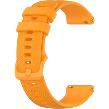 Gul bärnsten silikonrem, 22 mm, flexibel silikongummi med snabbkoppling för kvinnor 18 mm 20 mm 22 mm