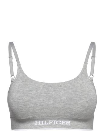 Bralette Lingerie Bras & Tops Soft Bras Tank Top Bras Grå Tommy Hilfiger*Betinget Tilbud