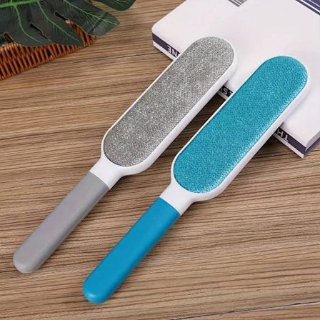 1 stk genanvendelig børste til fjernelse af dyrehår - Effektiv statisk elektricitetsfjerner til tøj, sengetøj, sofa, møbler, tæppe - Let at...