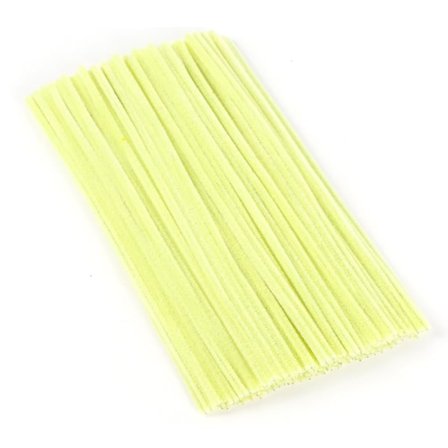 100 Stykke Piberensere, Chenille Tråd 6mm x 30cm, Piberensere til Håndværk DIY Håndværksprojekter Chenille Tråd