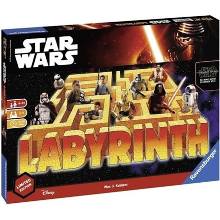 Ravensburger - 82338 - Brætspil - Labyrint Star Wars Fransk Limited Edition