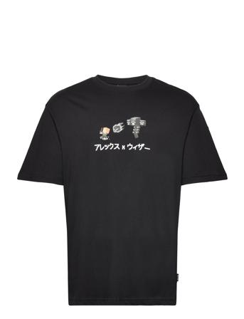 Onsminecraft Rlx Ss Tee T-shirts Short-sleeved Svart ONLY & SONS*Betinget Tilbud