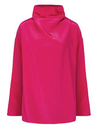 Mila Top Bluse Langermet Rosa LEBRAND*Betinget Tilbud