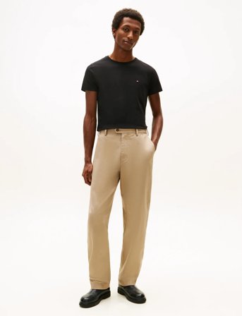 Tommy Hilfiger Core Stretch Slim C-Neck Tee - Black - L