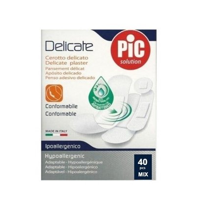 Pic Cerotto Delicate Mix Con Antibatterico 40 Cerotti