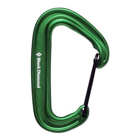 Black Diamond MiniWire Carabiner Mountaineering equipment Green OneSize