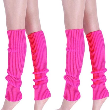 Damstrumpor i ull, varma strumpor för vintern, 2 par (rosröd)