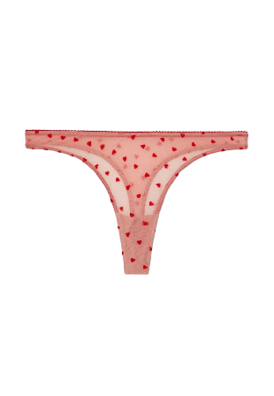 Understatement Mesh Thong Trosor Dam Rosa XXL