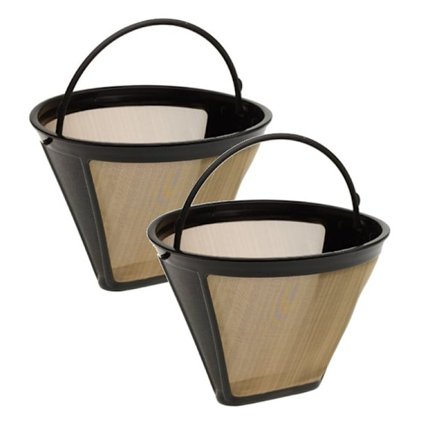 Återanvändbart kaffefilter, permanent kaffemaskinsfilter för manuell kaffebryggning, 2 st, 60*87*120mm
