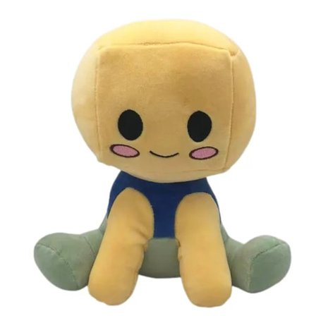 Blox Buddies Plysjdukke Noob Buddy Legetøj til Fans og Venner Gave Gul Dukke