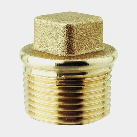 Pipe Plug Maestrini Plug Square Head, brass, male, 1/8" G (BSP)