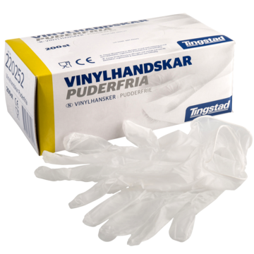 Vinylhansker Pulverfrie