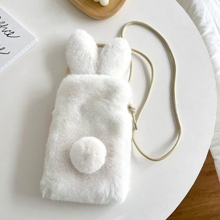 Telefon Crossbody Väskor Axelväska VIT