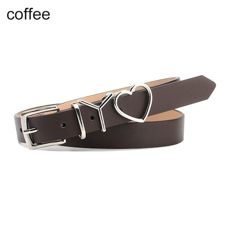 Pin Spänne Bälte Midjeband KAFFE