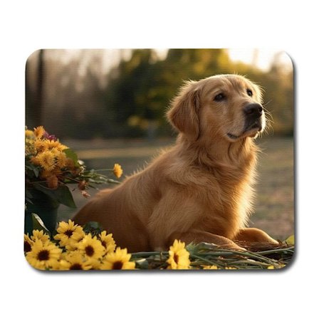 Hund Golden Retriever Musmatta
