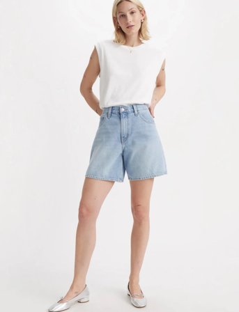 Levi's High Baggy Short Far And Wide - Blue - 27