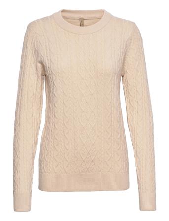 Sc-Blissa Pullover Beige Soyaconcept