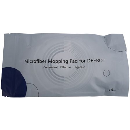 1 pose husholdningsrengøringsklud, vådmoppeserviet til Deebot T10 robotstøvsuger