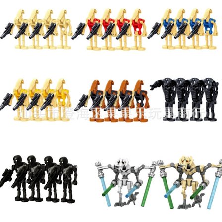 Pussel Star Wars Battle Droid Soldat Byggklossar - 30 Delar - 1