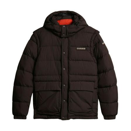 Napapijri Winter Jas , Bruin , unisex , Maat: L
