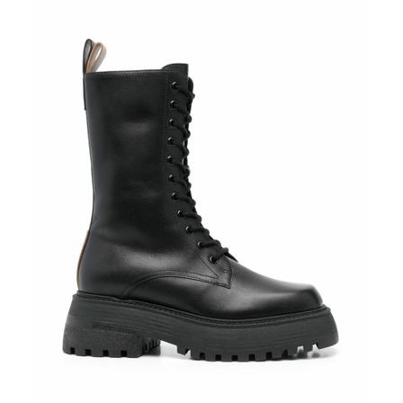 360Cashmere, Lace-up Boots Zwart, Dames, Maat:40 EU