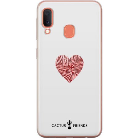 Yhteensopiva Puhelinkuori Samsung Samsung Galaxy A20e Cactus and Friends - Fingerprint Love