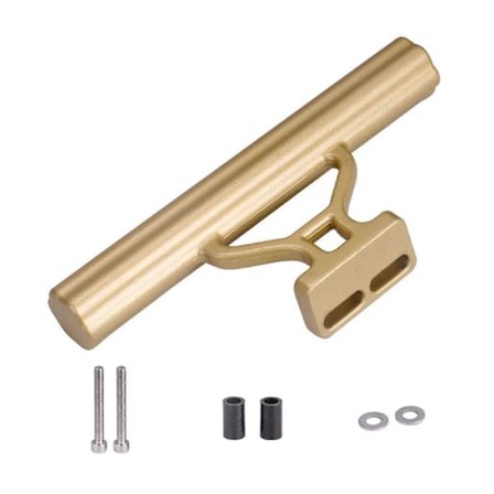 Cykel och styre förlängning mountainbike utrymmesförlängning cykelhållare cykeltillbehör Telefonställ Cykelstyre förlängning, guld