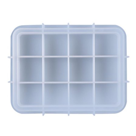 Rektangulär Bricka Epoxihartsform Fat Tallrik Silikonform DIY