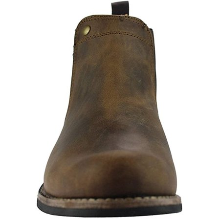 Woodland herr läder Dealer/Chelsea Boot 12 UK brun