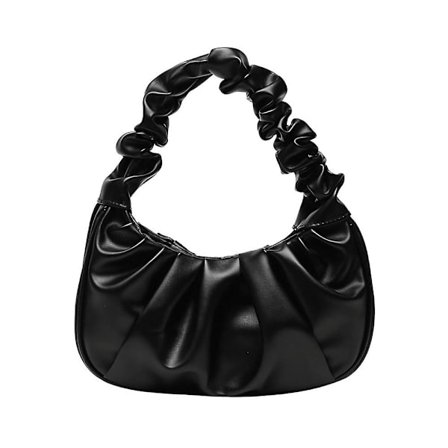 Handväskor och axelväskor för kvinnor i läder, stor och trendig axelväska i vitt