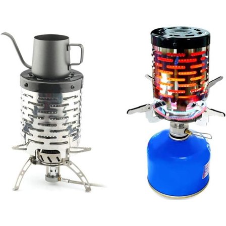 Mini spis värmeöverdrag i rostfritt stål bärbar uppvärmning utomhus