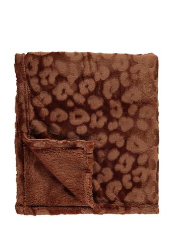 Pläd Leopard Home Textiles Cushions & Blankets Blankets & Throws Multi/mönstrad Noble House