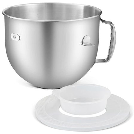 7 Quart Rostfri Stål Skål för KitchenAid Köksmaskiner, för KitchenAid Mixer Tillbehör, för