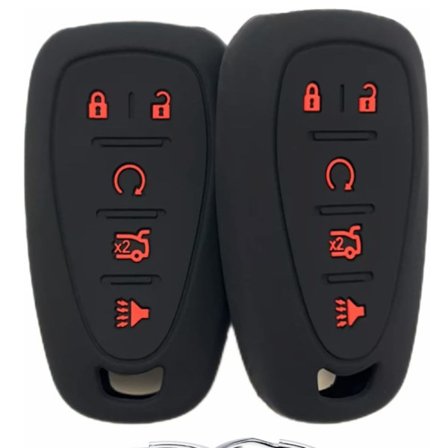 2 STK Silikone Gummi Nøgle Fob Cover Nøgle Fob Cover Case Protector