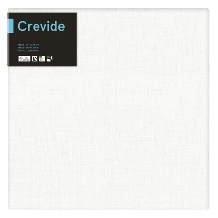 Crevide Leinwand Leinen Weiß 50 × 50