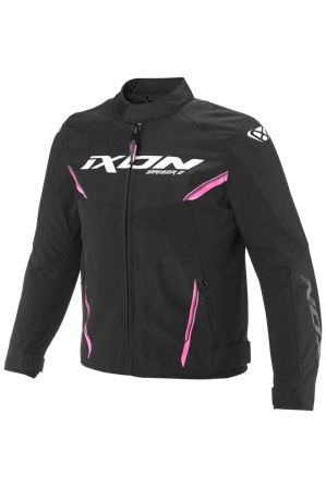 Ixon Striker 2 Youth MC Jacket Black/Bright Pink 14 Years
