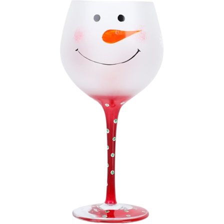 Søte hvite snømann glass julevin vinglass for hjemmet bar og nattklubb, julecocktail glass vinglass for julen