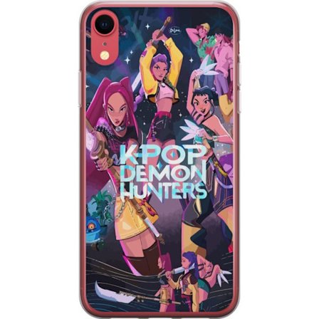 Kompatibelt Mobildeksel til Apple iPhone XR Kpop Demon Hunters Fullt Lag Idol Kampscene Kniver Magisk Kraft